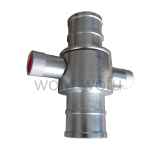 2.5" BSS aluminum or brass coupling, British aluminum pipe coupling